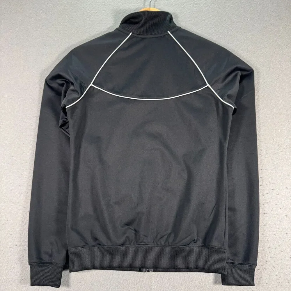 Nike Track Jacket Womens Small Black Full Zip Mockneck Active Sports 545864-010‎